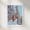 winter trees fine art print