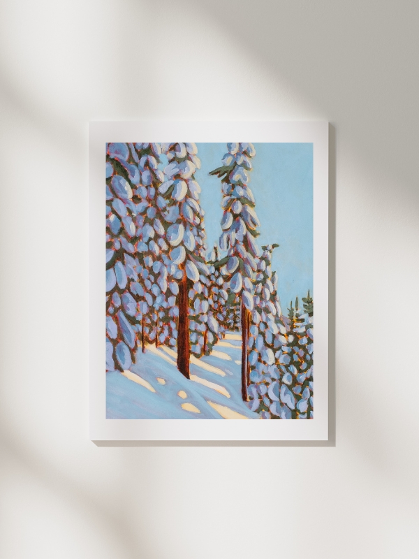 winter trees fine art print