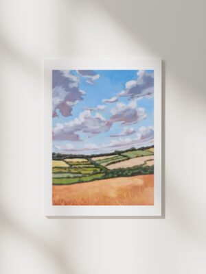 August fields fine art print