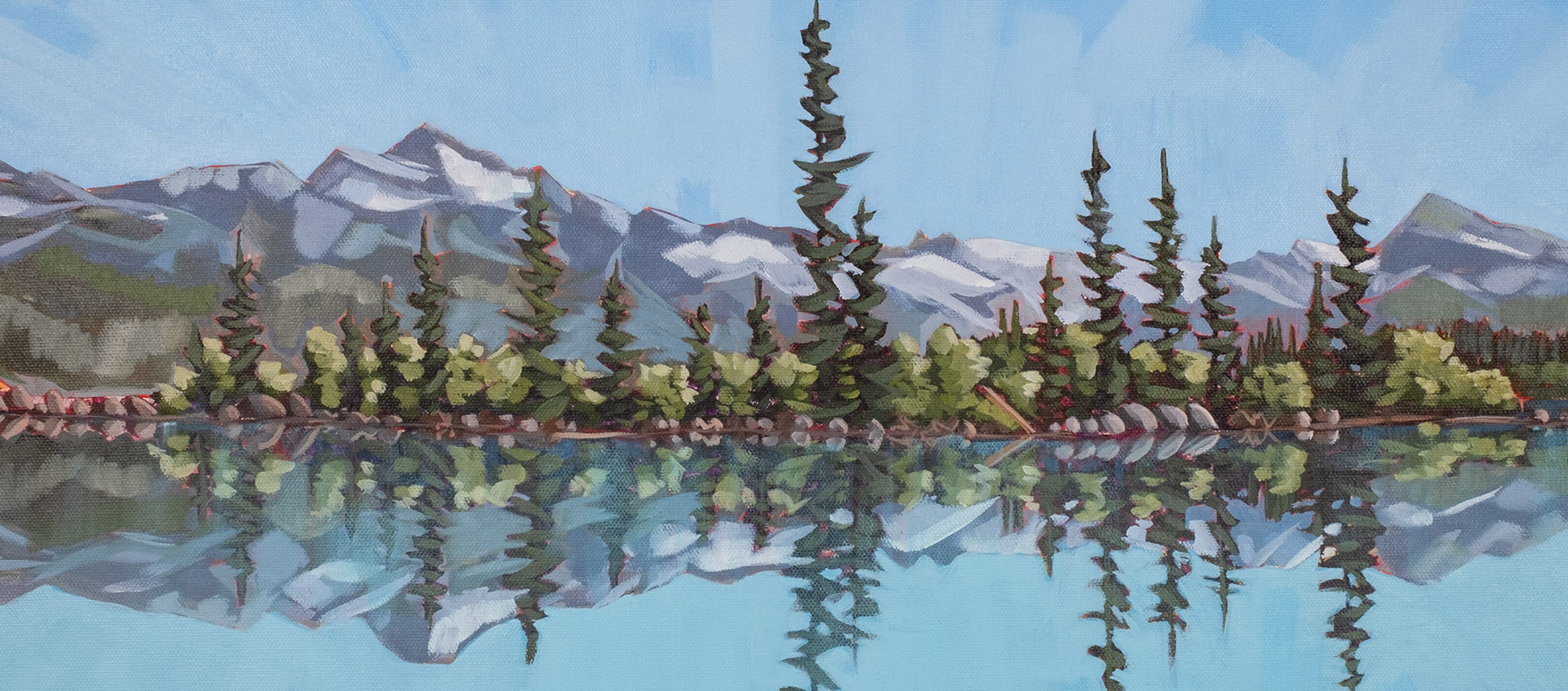 Garibaldi Lake Original Acrylic Art