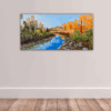 autumn scene of fish creek park bike trail