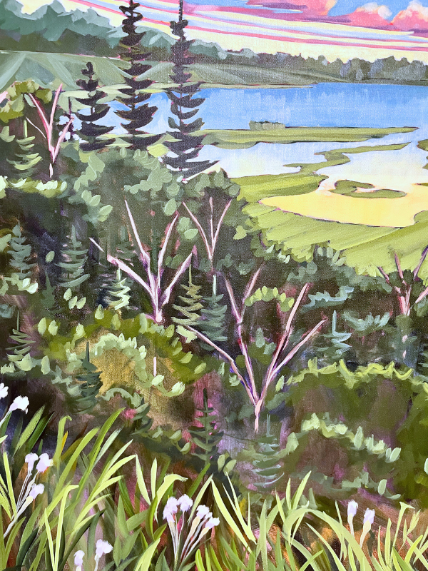 A Sense of Place - 36" x 48" original acrylic painting on gallery depth canvas