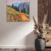 Fireweed 24" x 24" acrylic on gallery depth canvas