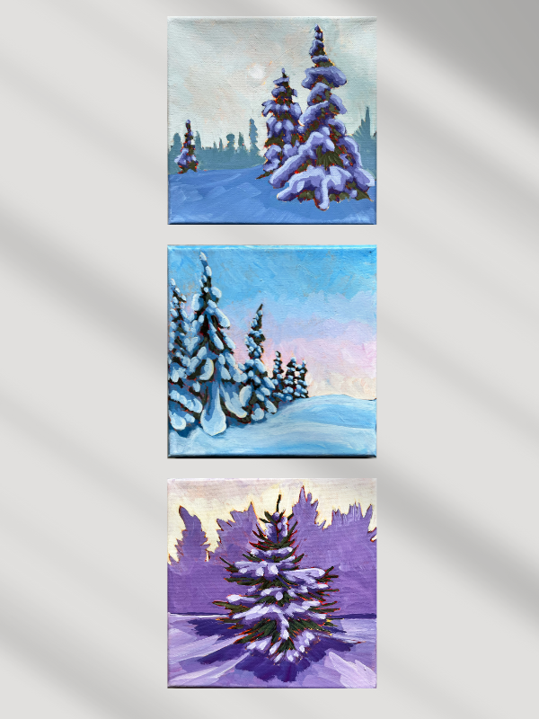 Shine on you Crazy Diamond 8' x 8" original painting