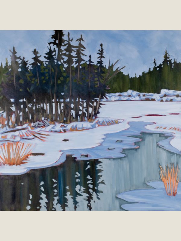 Missing You 24" x 24" acrylic on gallery depth canvas