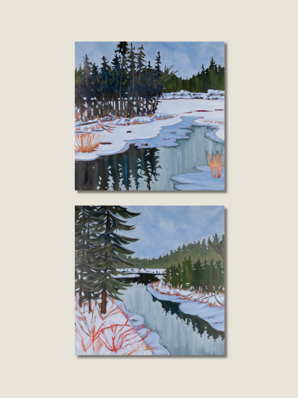 Missing You 24" x 24" acrylic on gallery depth canvas