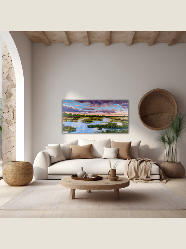 This Way 48" x 24" acrylic on gallery depth canvas