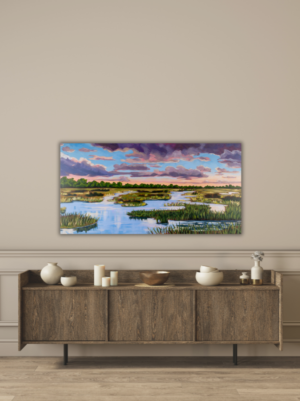 This Way 48" x 24" acrylic on gallery depth canvas