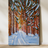Sweet Surprise 20" x 30" original on traditional depth canvas