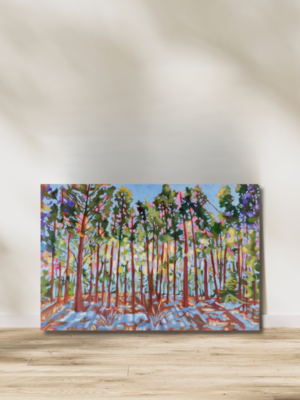 Here Comes the Sun 36" x 24" original acrylic on canvas