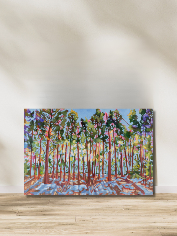 Here Comes the Sun 36" x 24" original acrylic on canvas
