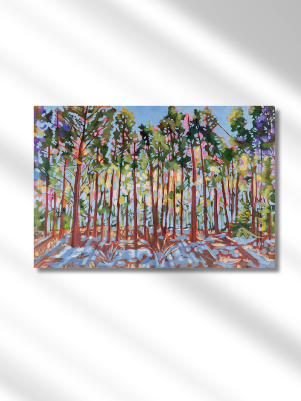 Here Comes the Sun 36" x 24" original acrylic on canvas