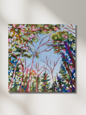 Hints of Spring 20" x 20" original acrylic on canvas