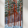 Shades of Stillness 15" x 30" original on gallery depth canvas